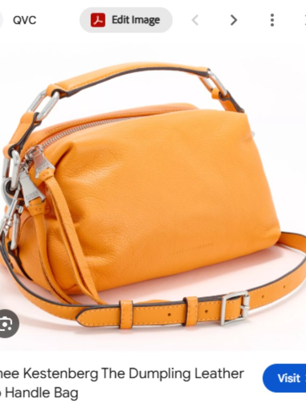 Aimee Kensternburg Convertible Dumpling Bag Orange
